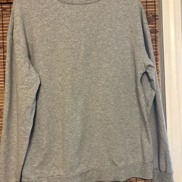 Ecothreads Graphic Sweatshirt Women’s Medium | Gray Blue Green Print | Cozy - Picture 8 of 11